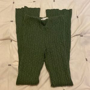 Urban Outfitters flared knitted pants. Size XS.
